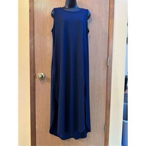 Zenana Navy Blue sleeveless Dress Women Size large